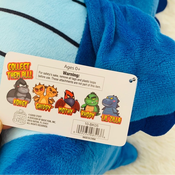 Lil Zilla Godzilla Japanese Monster plush. 15” * 8”. New - Picture 5 of 5